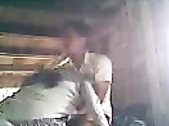 Indonesian couple fucking inside a hut. 3