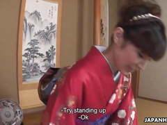 Japanese lady, Yuria Tominaga is squirting, uncensored