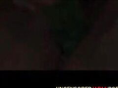 Uncensored Japanese Porn Closeup of hairy pussy with toys